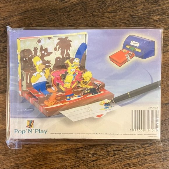 Simpsons Pop-N=Play Collectible Mailer - Picture 1 of 5